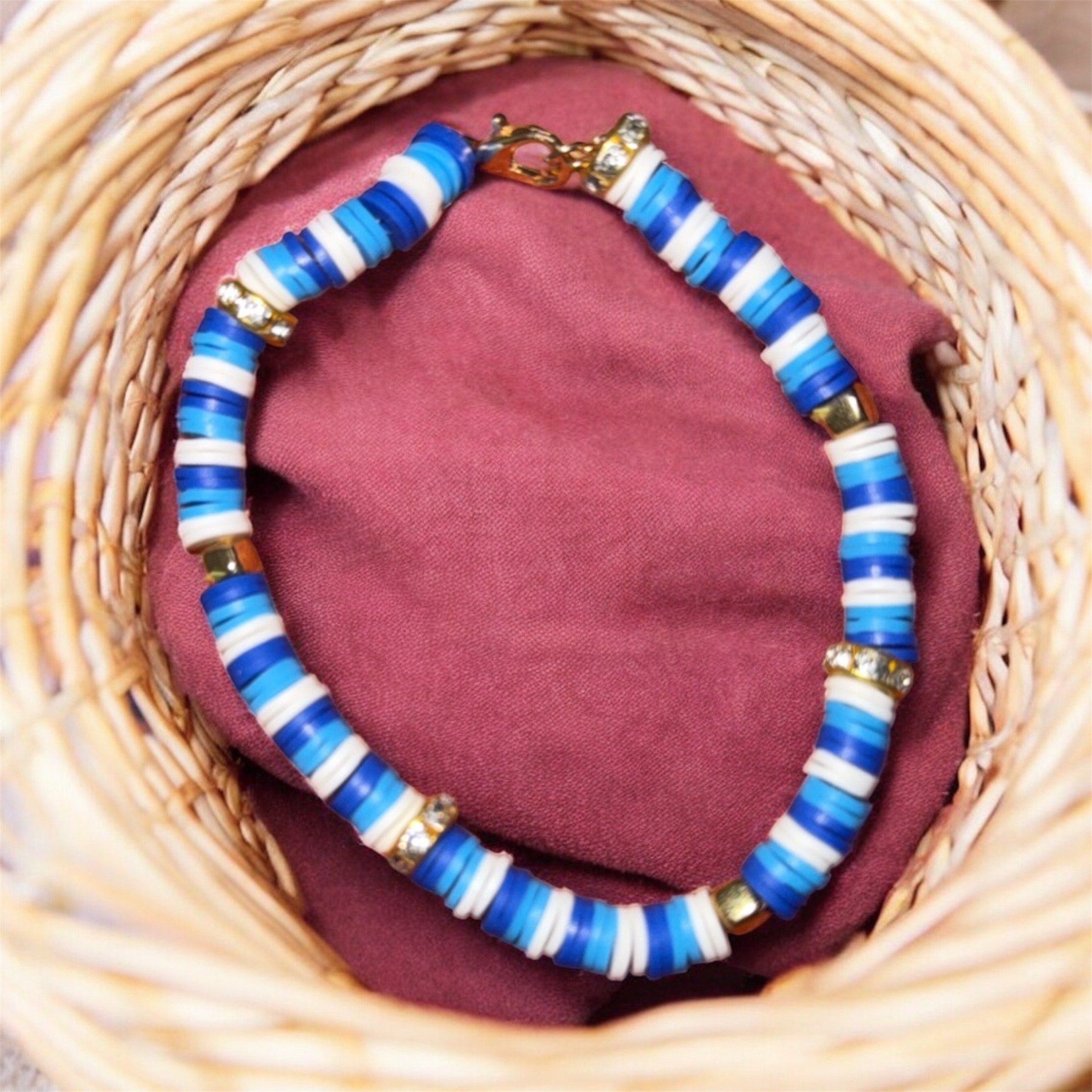 Clay bead bracelets